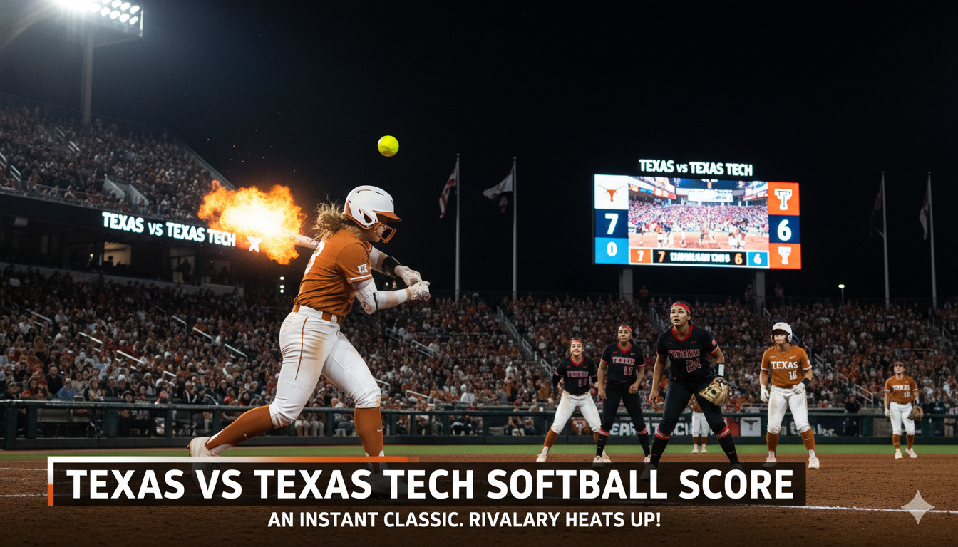 Texas vs Texas Tech Softball Score